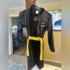 Batman Black and Yellow Logo Robe